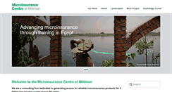 Desktop Screenshot of microinsurancecentre.org